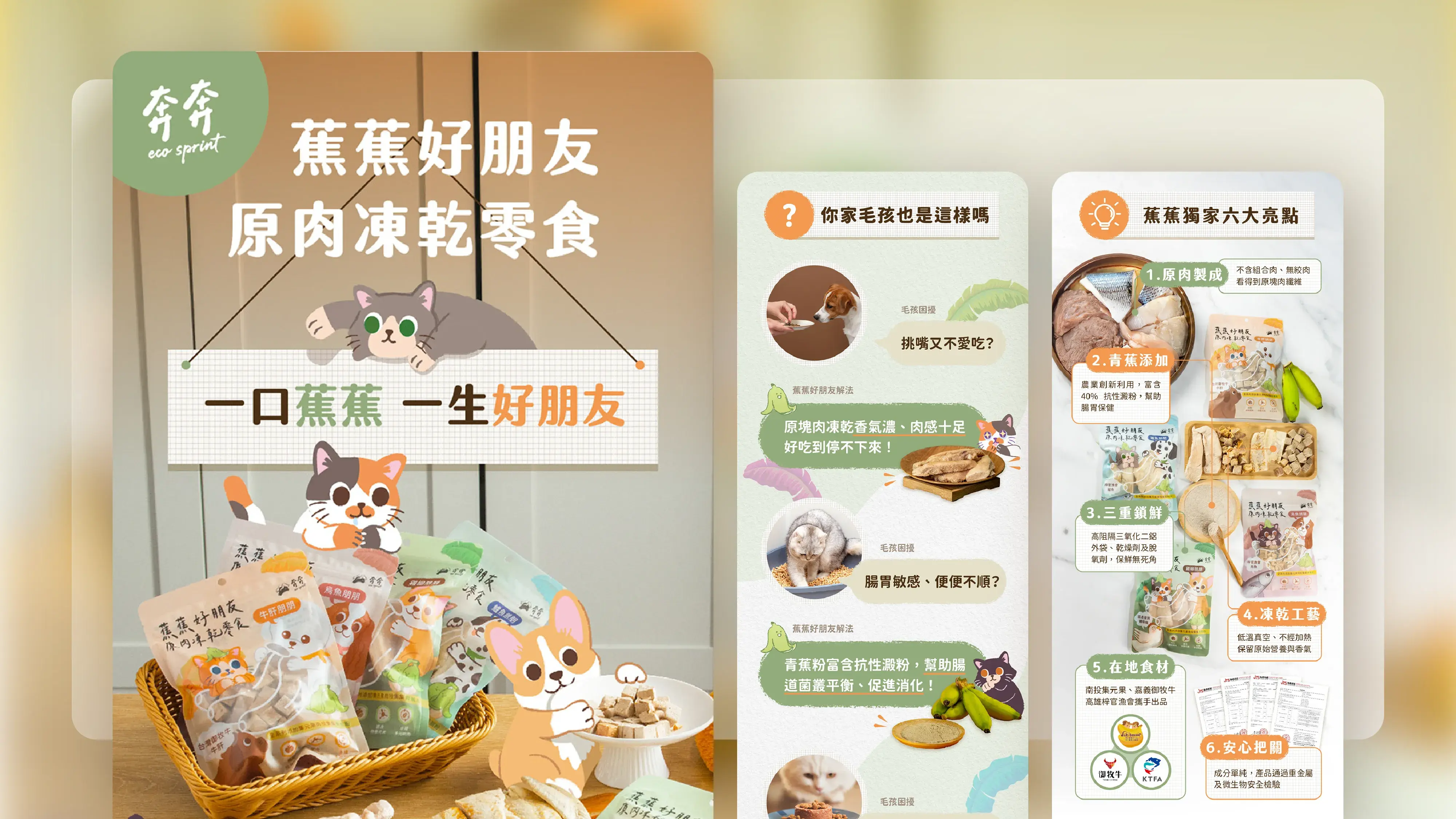 奔奔商品圖設計